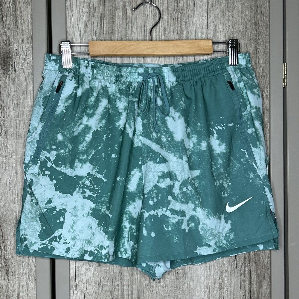 Nike Running Shorts Dri Fit Run Division 4" Lined Mineral Teal Green
